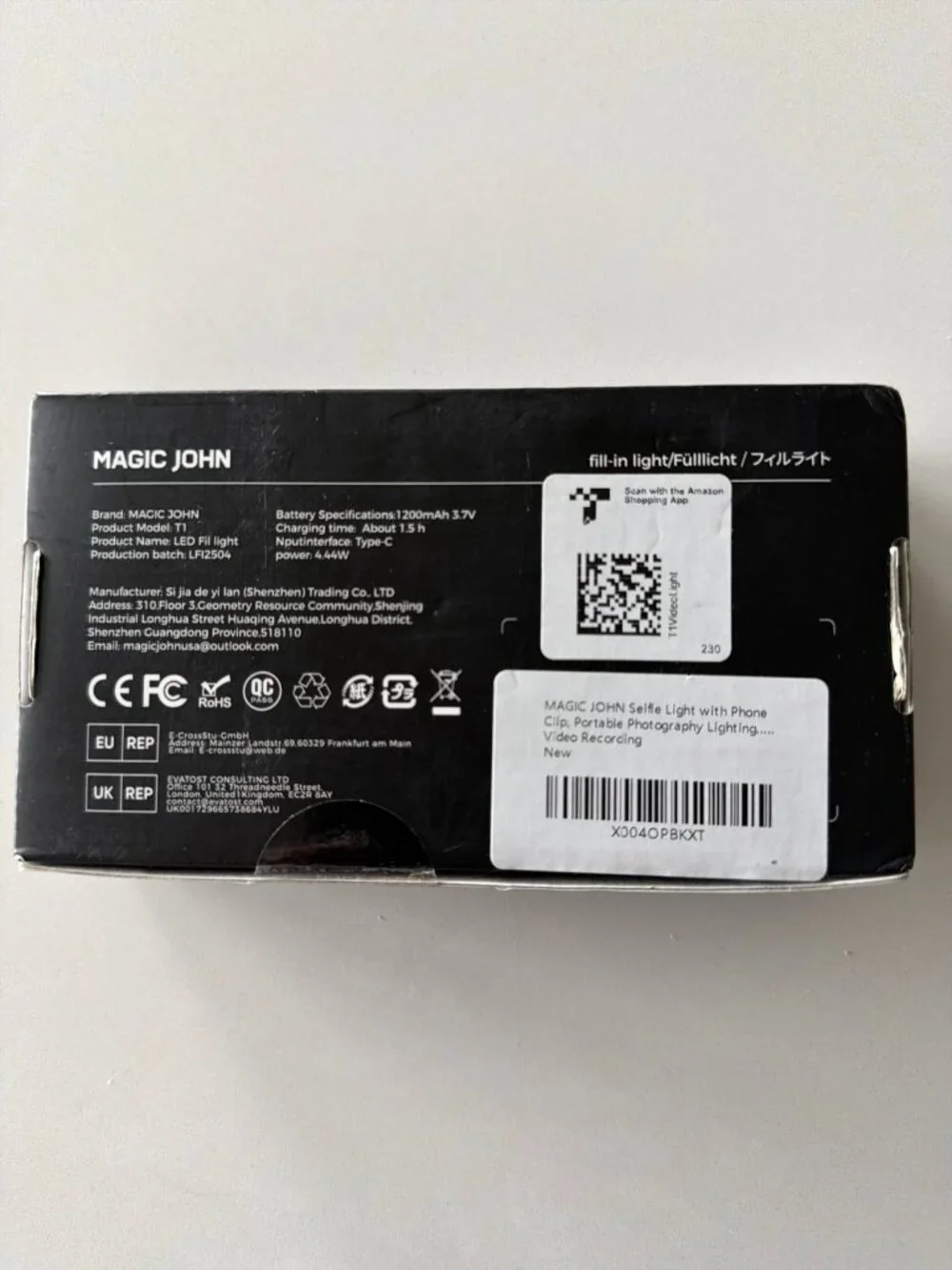 Magic John Three-Color Temperature Fill Light